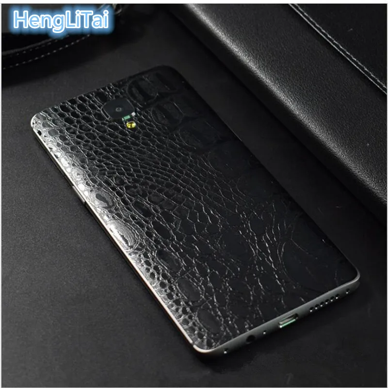 

1/3/10pcs Fashion Crocodile leather PVC Protective Film Sticker Wrap Skin Mobile Back Paste Protective Sticker For Oneplus 3 3t