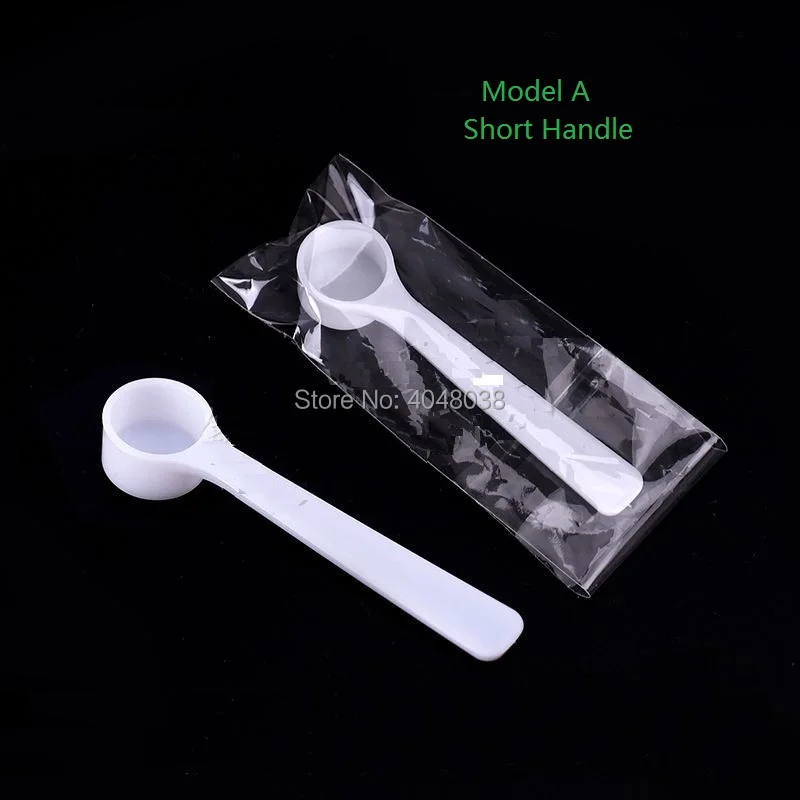 0.5g Plastic Spoon Powder Measuring Spoons Mini Packing Tool Individual Packaging Small Ladle Long Handle Flat Spoon  (3)