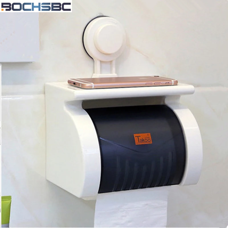 Экологичная коробка для туалетной ткани BOCHSBC водостойкая бумаги на присоске