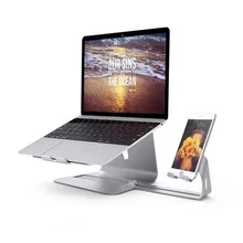 O envio gratuito de Moda Laptop Stands Suporte De Alumínio Suporte para Notebook Para Laptop com função De Arrefecimento Suporte de Metal Universal