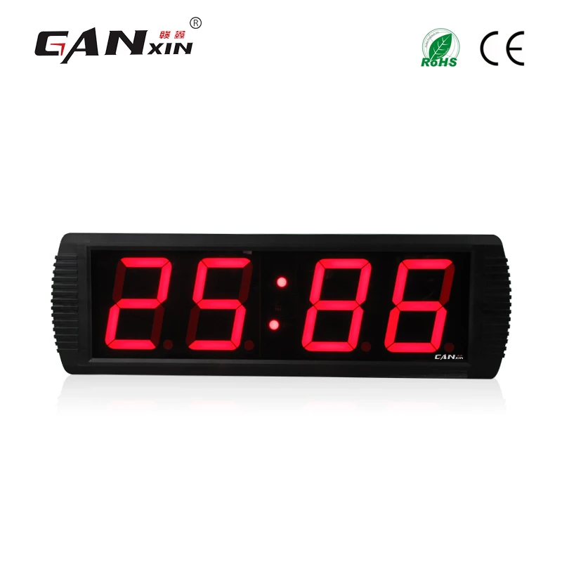 Hot Item Ganxin 4 Digital Wall Clock Red Led Cutdown Timer 12v Dc Ganxin 4 Digital Wall Clock Red Led Cutdown Timer 12v Dc Table