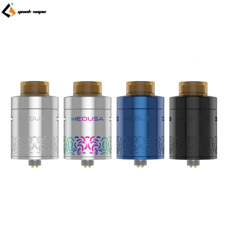 

Original Geekvape Medusa Reborn RDTA Tank 3.5ml Upgraded Build Deck Atomizer Compatible 810 and 510 drip