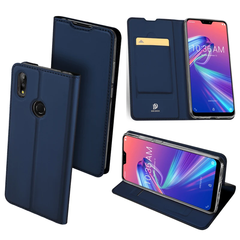 

Original Dux Ducis Leather Case For Asus Zenfone Max Pro (m2) Zb631kl Luxury Thin Flip Case Cover For Asus Zenfone Max Pro Cases