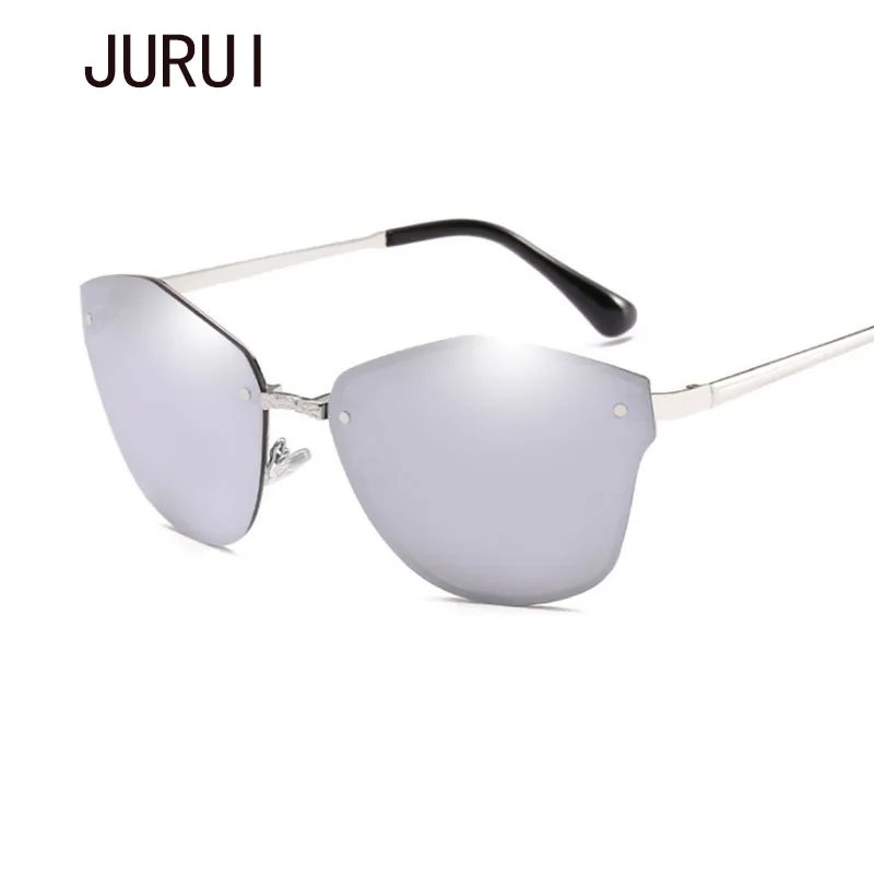 Jurui 2018 Новый Негабаритных кошачий глаз Солнцезащитные очки для женщин Для Мода
