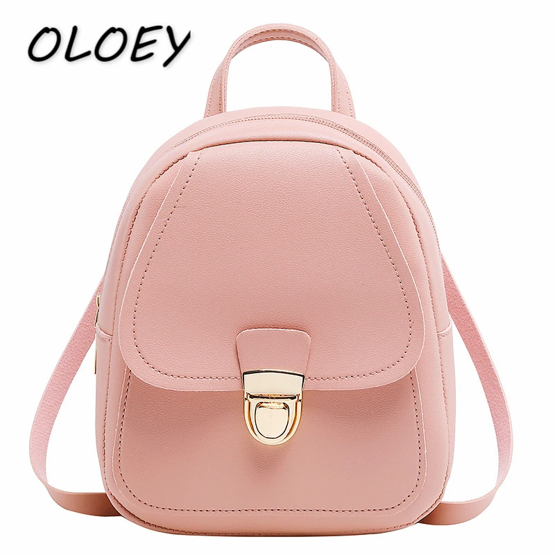 

Women Backpacks Bags Leather Backpack Small Backpack Korean Wave Fashion Bag Leisure PU Shoulder Bag Female Student Bag#