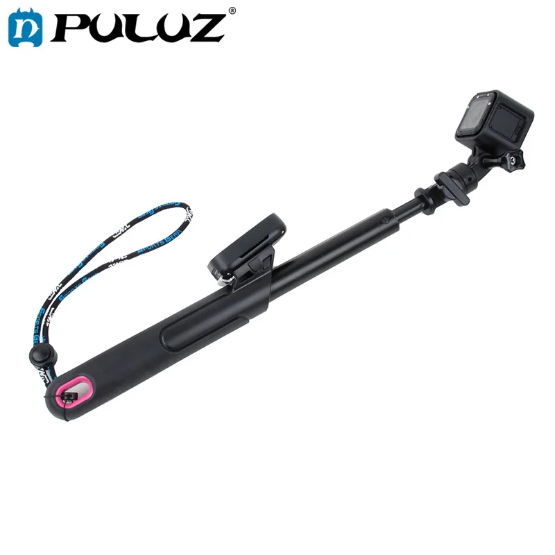 

PULUZ 19-39 inch Smart Pole Extendable Handheld Selfie Monopod with Lanyard for GoPro Xiaoyi Sport Cameras