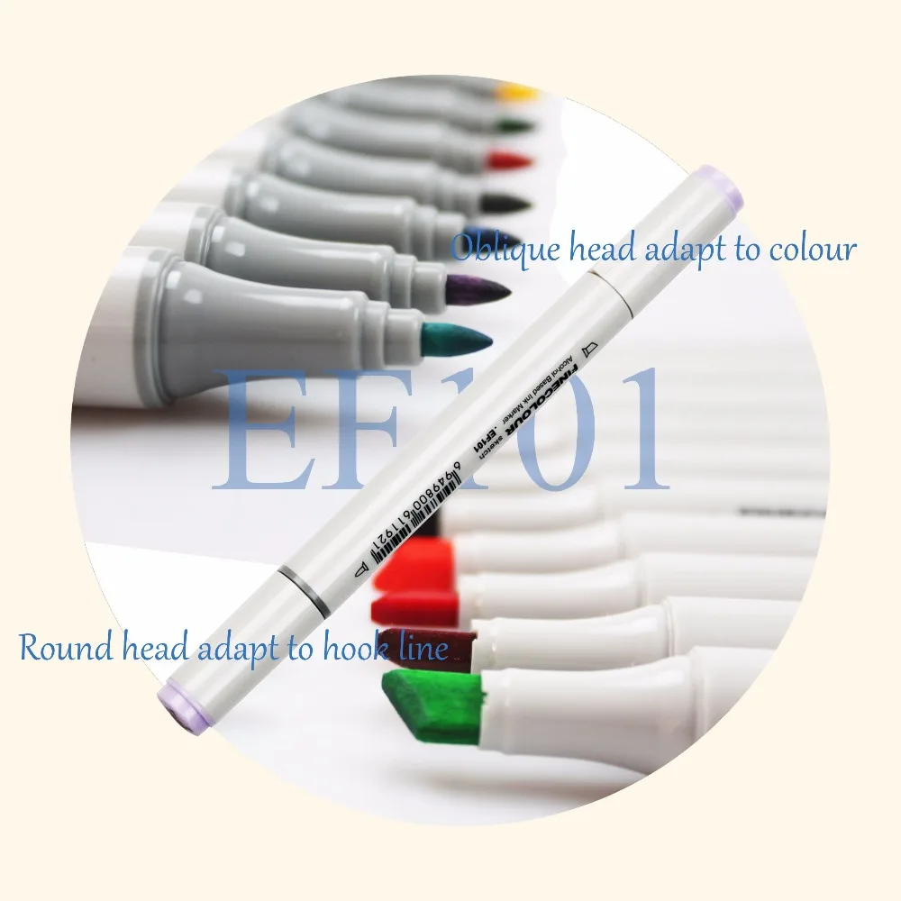 Finecolour EF101 160 Colors Alcohol Based Ink Calligraphy Marker