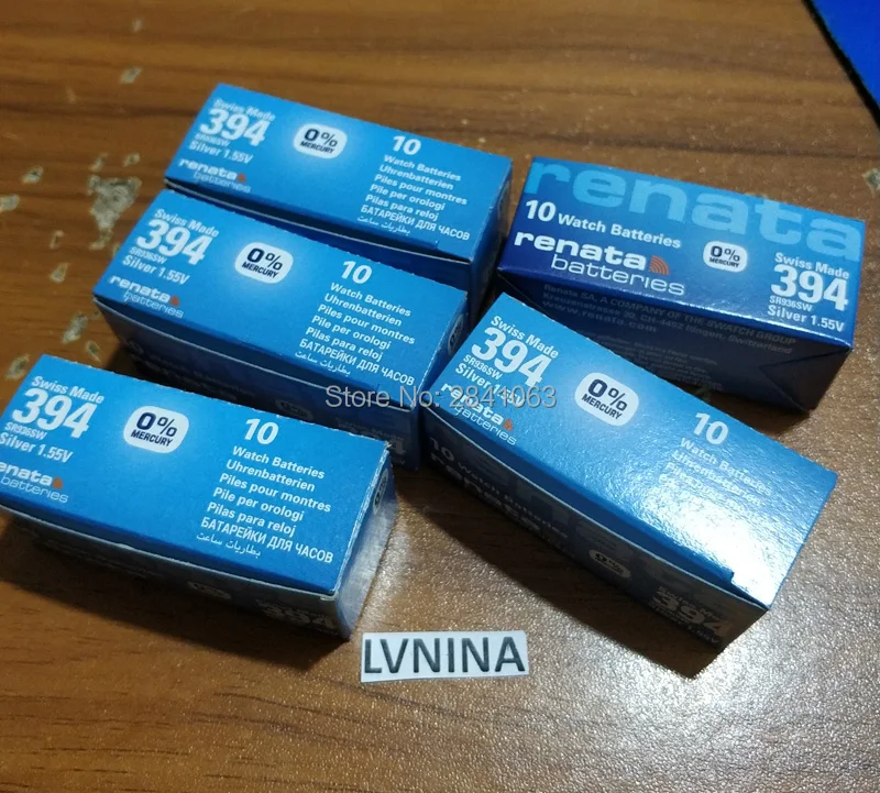20xrenata Серебряный оксид часы батарея 394 SR936SW 936 1 55 V 100% оригинальный бренд renata renat936