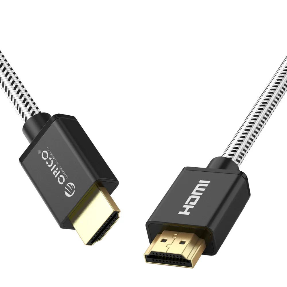 ORICO HDMI кабель позолоченный HDMI к HDMI 2,0 4K HD 30/60 Гц аудио-видео кабель для HD ТВ Xiaomi ТВ коробка 1 М 1,5 м 2 м 3 м 5 м 8 м 10 м