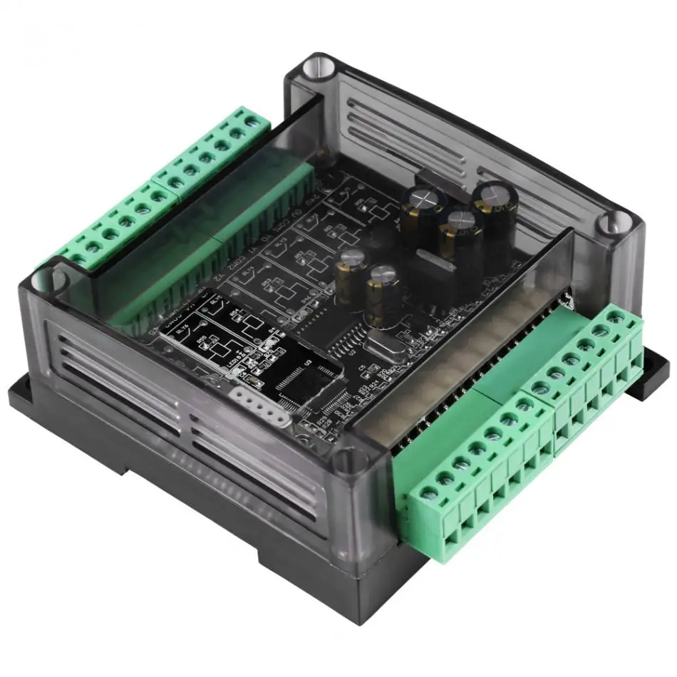 

WALFRONT FX1N-20MT Programmable Logic Controller DC 24V PLC Industrial Control Board High Speed Machine Stepper Motor Controller