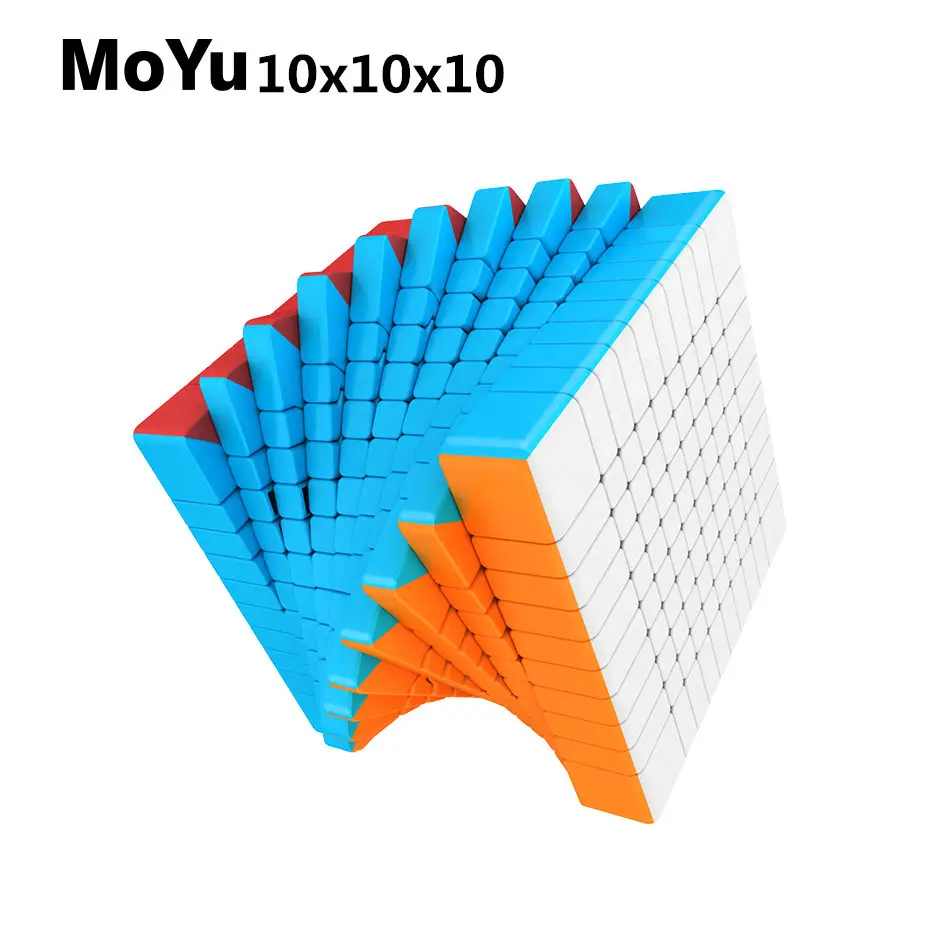 MoYu Yuhu кубатуры классе Meilong 10x10x10 Magic Скорость куб Stickerless головоломка, куб, обучающие игрушки для детей