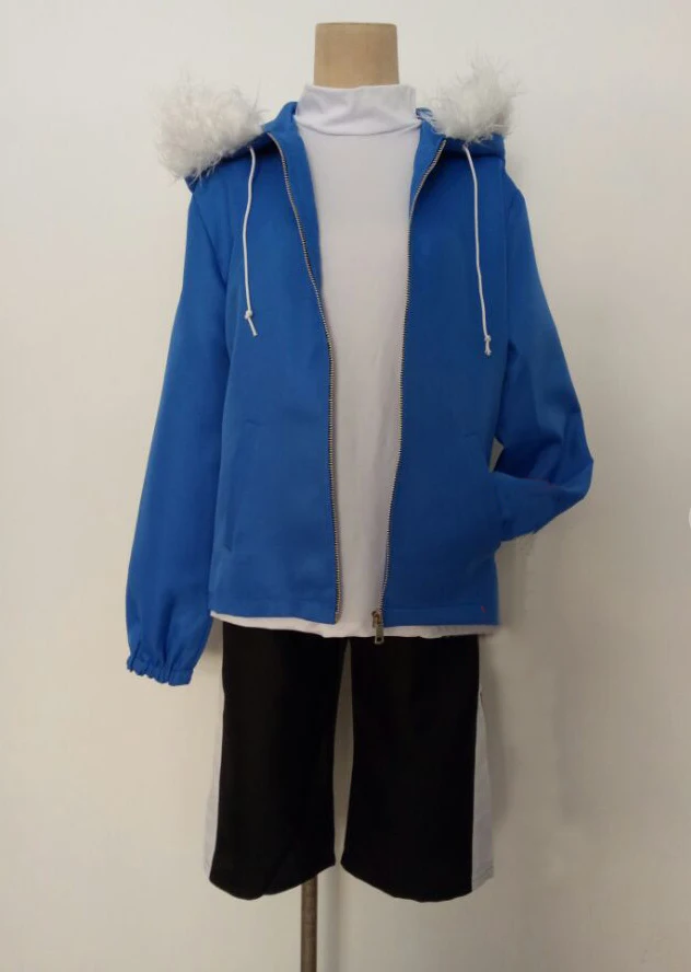 sans blue hoodie