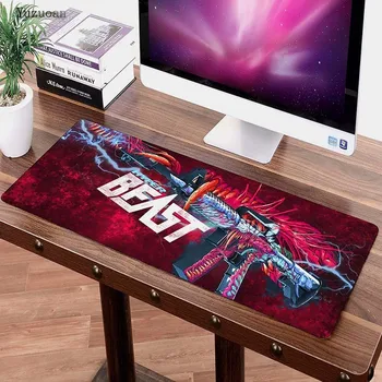 

Yuzuoan 900*400*3mm CSGO skins Hyper Gun beast gaming Large mouse pad for LOL game gamer keyboard loptop notbook Table Cup mat