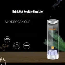 500 мл сенсорный выключатель водород богатый генератор воды стекло USB перезаряжаемые воды электролиз lonizer Щелочная Экологичная чашка