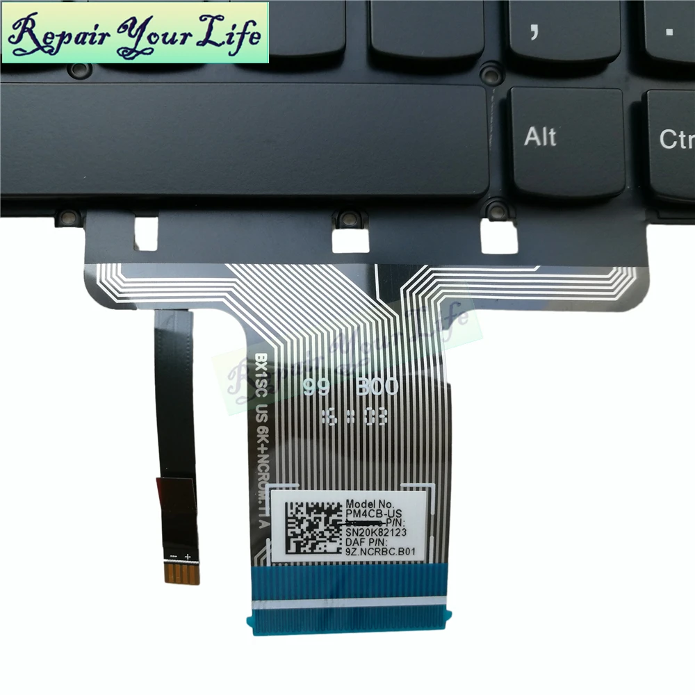 Teclado Retroiluminado Inglês Americano para Lenovo Yoga 82914 510-14isk 510-14ast 510-14ikb 510s-14 - Imagem 5