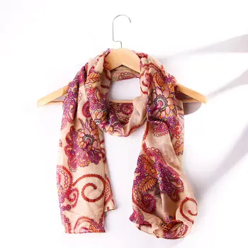 

1 Pcs Elegant Women 170cm*80cm Vintage Autumn Winter Scarves Women Ladies Print Scarf Wrap Shawl