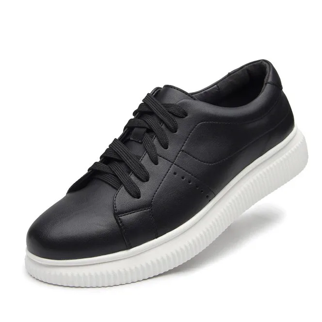 Moda Em Estudantes Casual Respirável Lace Couro Na Novos 2 Elegantes Da093 De Up Lazer Qualidade Sapatos Homens Hight 1 Diretoria AIwRxxXqC