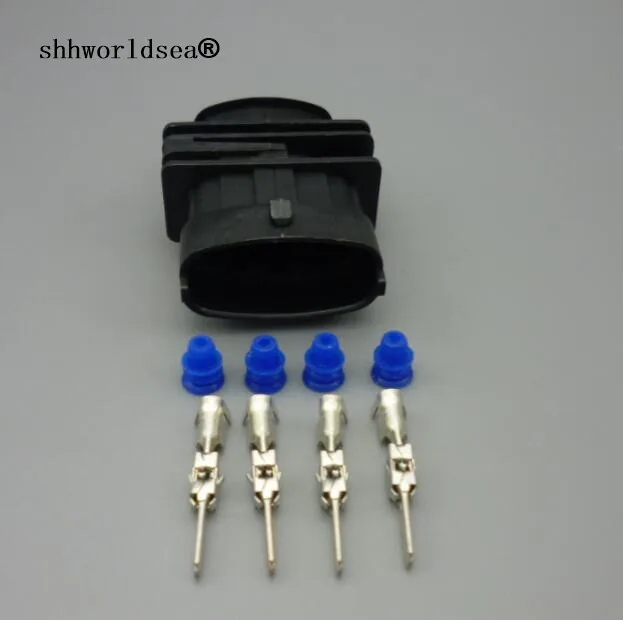 Shhworldsea 4/10/50/100 комплектов 4 Pin ECU 3 5 мм авто штекер автомобильный Водонепроницаемый