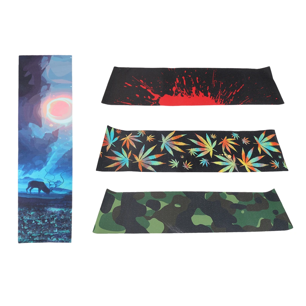 Skateboard Deck Sandpaper Grip Tape Griptape Sheet Durable & Anti-skid 84 x 23cm