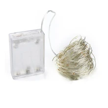 Рождественская елка светодиодный 10 м USB Серебряный провод струнные светильники водонепроницаемые светодиодные полосы для сказочной свадебной вечеринки декоративное праздничное освещение