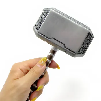

Marvel 20cm Collection Cosplay The Avengers Thor simulation Resin hammer toy child adult costume party Thor hamme model toys
