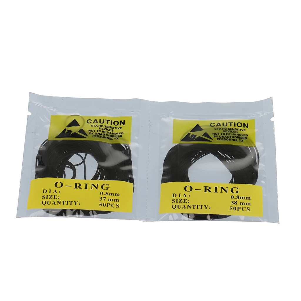 500Pcs Watch Gasket Replacement O-rings Fits Watch Backs Size 31-40mm,0.8mm for Watch repair DIY Watchmaker