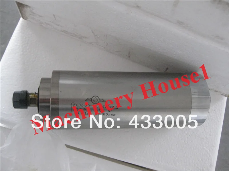 

220v 1.5KW spindle water cooling CNC spindle motor ER16 Water-Cooled Spindle Motor for engraving machine 80x195mm 4 Bearing