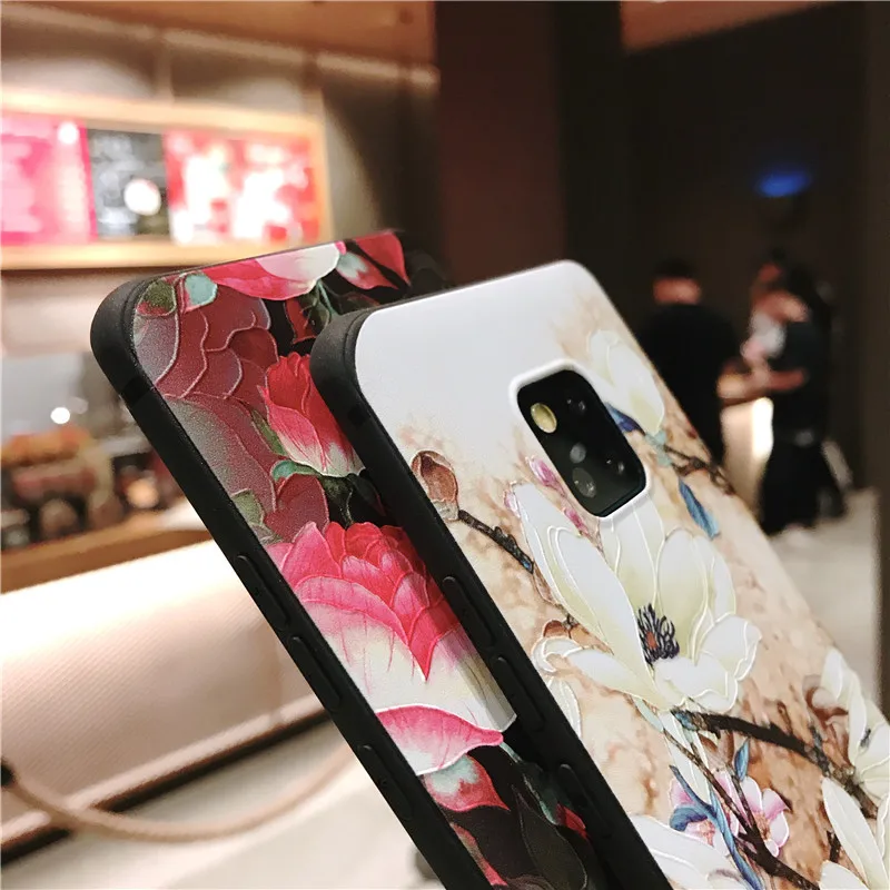 3D с тиснением и изображением ТПУ для Huawei Честь 8X 7A 6A 10 играть 9 вид 20 P30 P20 P9 P10 Pro Lite
