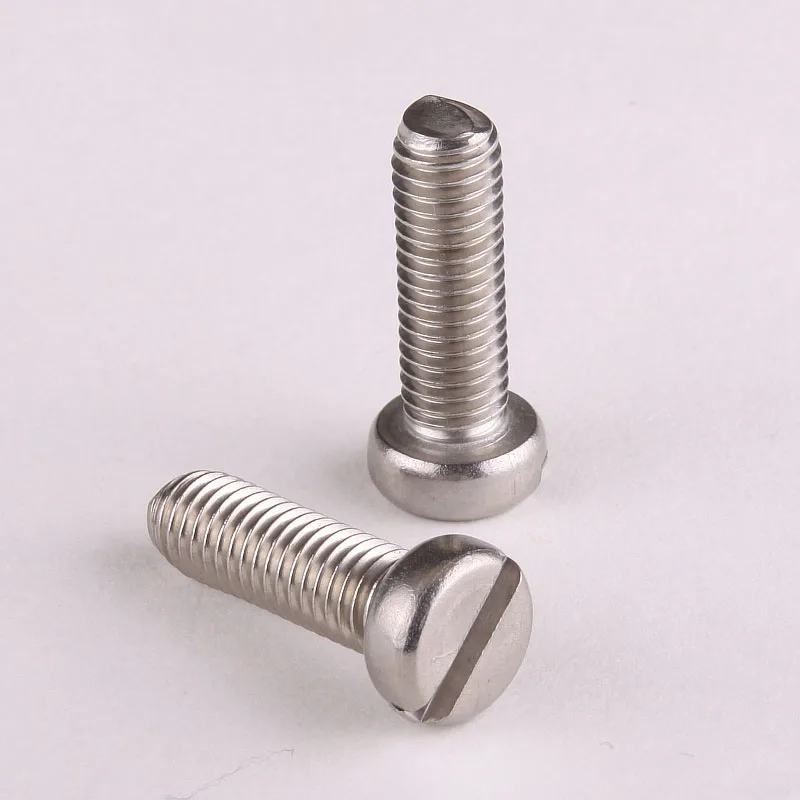 20PCS Stainless Steel 304 Word Slotted Cheese Head Screws M2 * 4 GB65