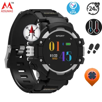 

GPS Smart Watch F7 Waterproof IP67 sports fitness tracker Altimeter Barometer Compass bluetooth Bracelet temperature outdoor