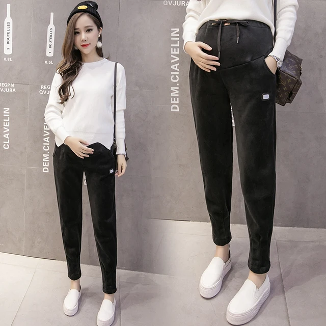 Fashion Maternity Sports Pants Sweatpants Pregnancy Clothes For