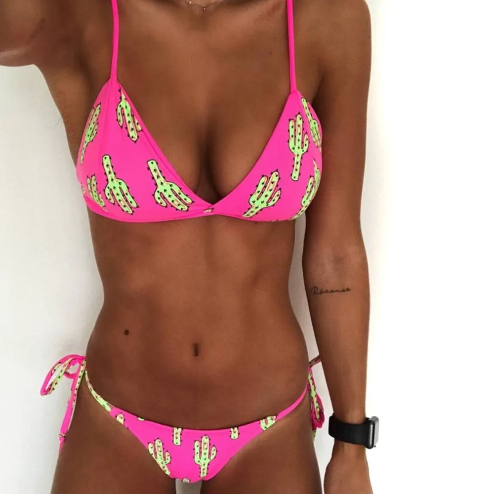 

2019 Sexy swmsuit Women summer Swimwear Sexy Set Push-Up Padded Swimwear Swimsuit Bathing Solid Beachwear Swimming Suit dropship