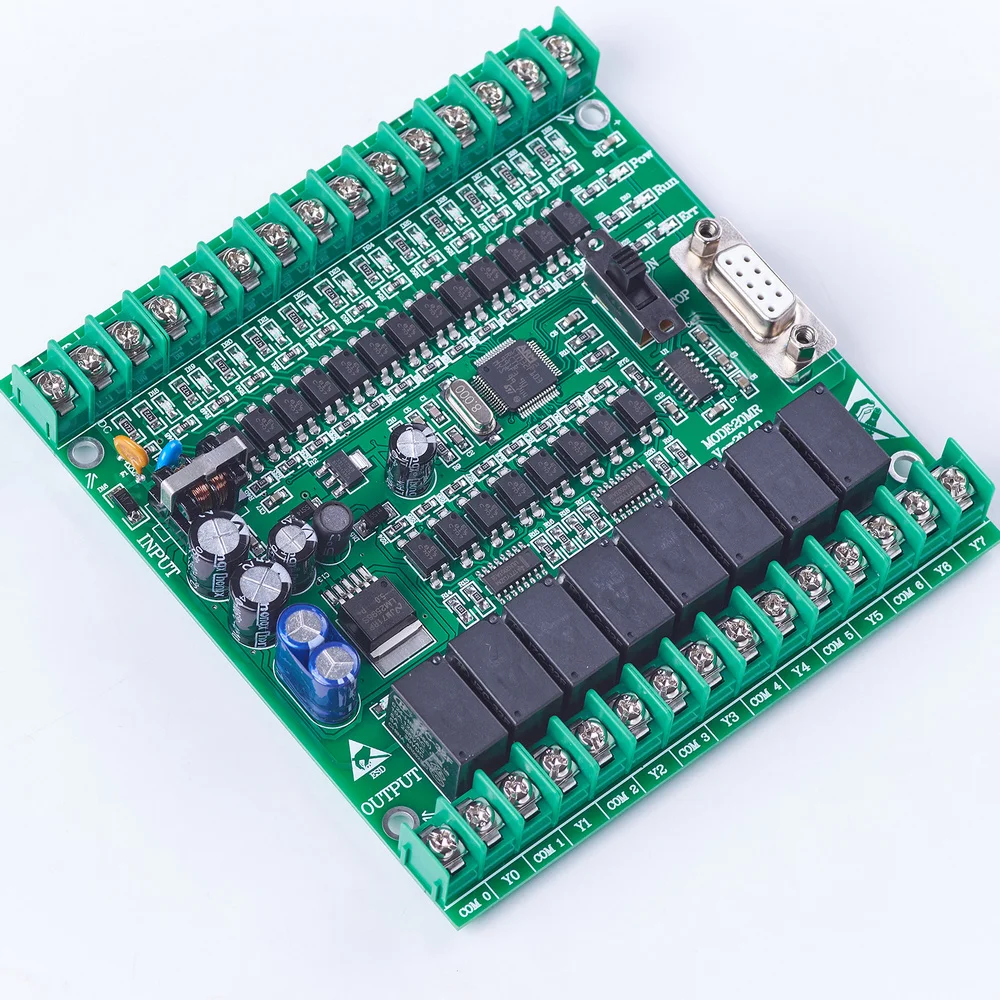 Plc программируемый логический контроллер fx2n 20mr stm32 12 вход 8 релейный выход обучающая плата автоматический драйвер двигателя DC 24 В