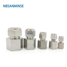 5 Pcs / Lot FC Type Female Connector Stainless Steel 316L Tube Fitting Plumbing Fitting High Quality Sanmin 5 Pcs / Lot FC Type Female Connector Stainless Steel 316L Tube Fitting Plumbing Fitting High Quality Sanmin