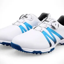 Горячая распродажа! PGM обувь для гольфа дышащая водонепроницаемая Спортивная обувь летние Нескользящие мужские кроссовки с пряжкой