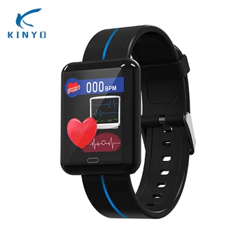 

2018 new arrival heart rate blood pressure smartband waterproof fitness bracelet women caring smart wristband pk xaomi miband 3