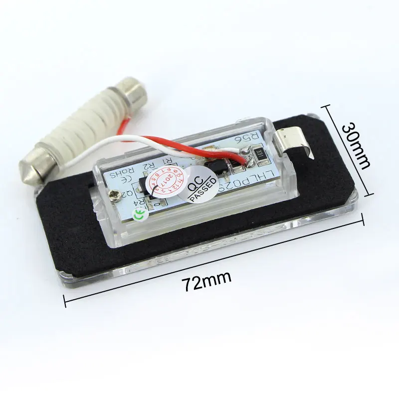 Apmatauto 2pcs CANbus 18SMD white License Plate Light LED Error Free Lamp For MINI Cooper R56 R57 R58 R59 Car Light Source