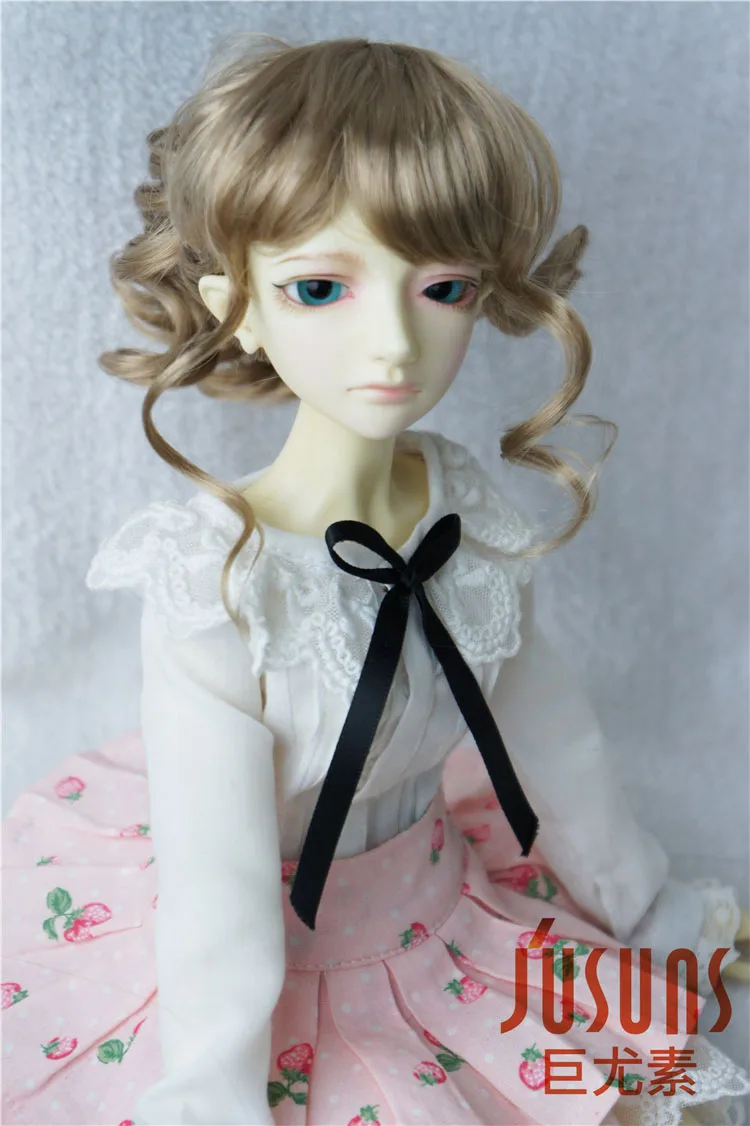 JD261 1/4 MSD синтетический, мохеровый, для куклы парики Updo стиль BJD волосы 7-8 дюймов BJD парики