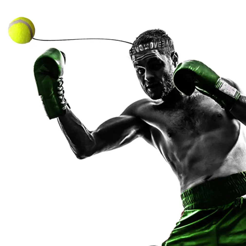 Бои боксерский мяч оборудование с головным ободком тренировка скорости рефлексов боксерский удар тайские спортивные упражнения фитнес аксессуары