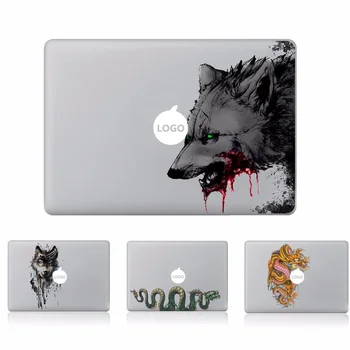 

Domineering animals Man's favorite Vinyl Decal Laptop Sticker for macbook Pro Air 13 inch Cartoon laptop Skin shell for macbook