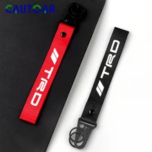 Логотип TRD нейлоновый брелок для ключей в виде троса брелок для Toyota corolla chr avensis yaris rav4 Camry автомобильные аксессуары