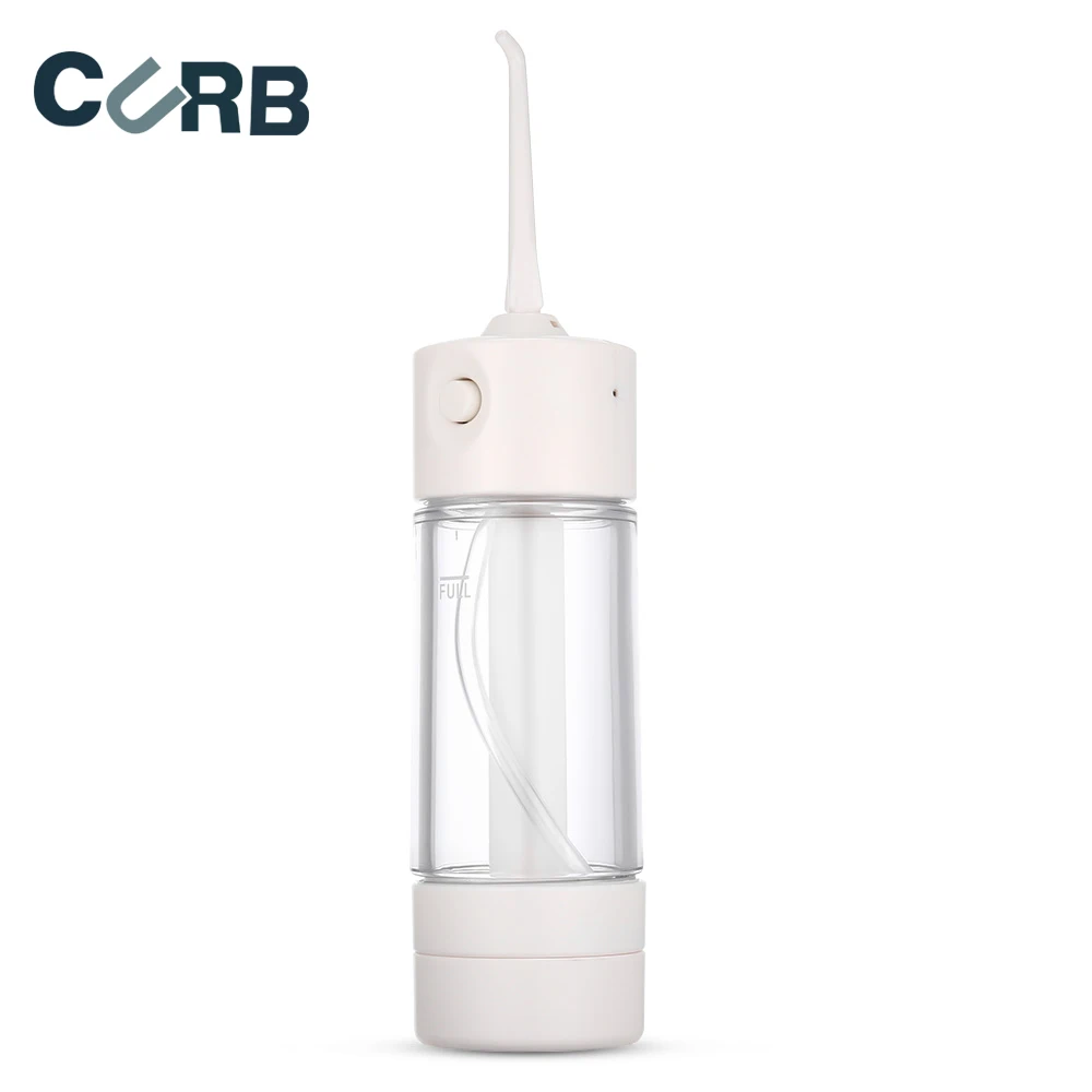 

CURB Oral Irrigator clean the wash your oral water jet manual dental lrrigation water dental flosser no electricity tooth clean