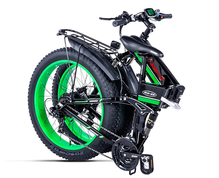 Discount 26 inche Electric bike  ebike 48V1000W Fat Tire bike Mountain snow ebike  Folding electric bicycle electric mountain bike e-bike 2