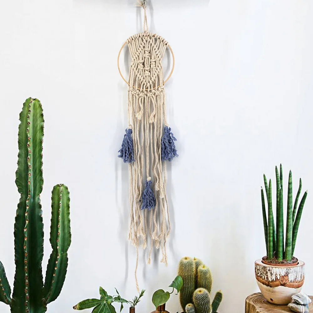 

Macrame Dream Catcher Wall Hanging Decoration Tapestry for House/ Apartment/ Dorm Room/ Nursery/ Party Decorations