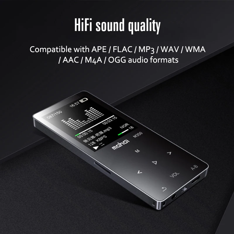 HIFI без потерь MP3 Плеер 1,8 дюйма TFT Сенсорный экран FM видео электронная книга Регистраторы часы Функция 8 ГБ музыкальный плеер