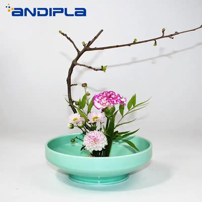 Chinese Celadon Flower Pot Succulent Plant Flowerpot Zen Flower