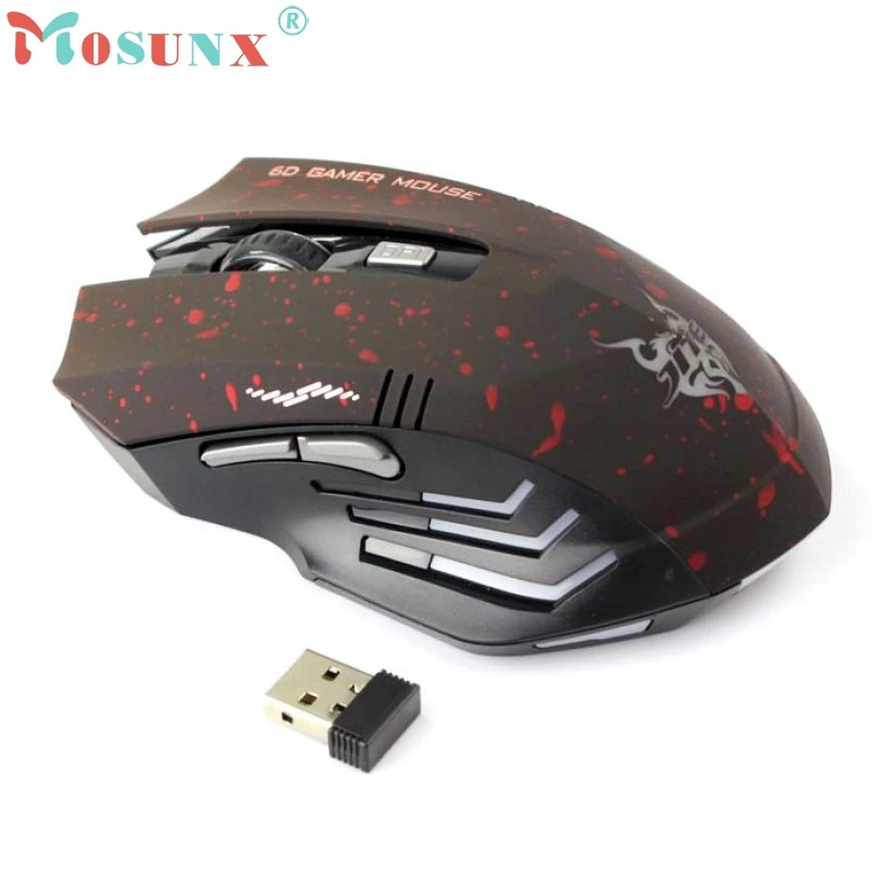 CEL HS Professional 2 4GHz 1600 DPI USB Wireless Gaming Mouse Mice For PC Laptop MAC