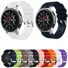 22 мм мягкий силиконовый ремешок для часов для samsung Galaxy Watch 46 мм SM-R800 резиновый браслет для gear S3 Frontier классический ремень