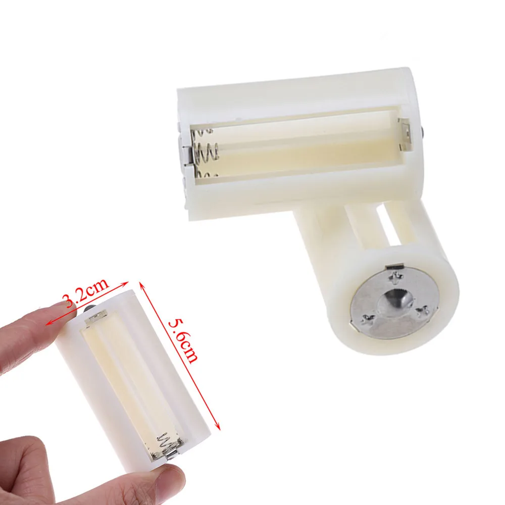 

1pc Size For 3 AA Battery to a D Battery Adaptor Case Converter Switcher End Caps Battery Adapter Convertor
