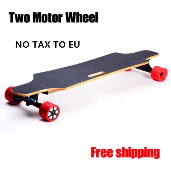

Electric Skateboard Longboard - Powerful 480w*2 Brushless Motor - 7.8AH Lithium Battery - Bluetooth Remote - 100% Maple Deck